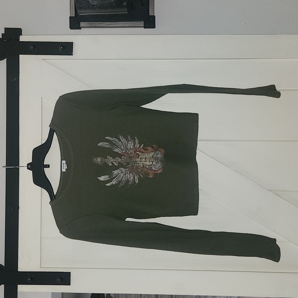 Garage Cropped thermal top